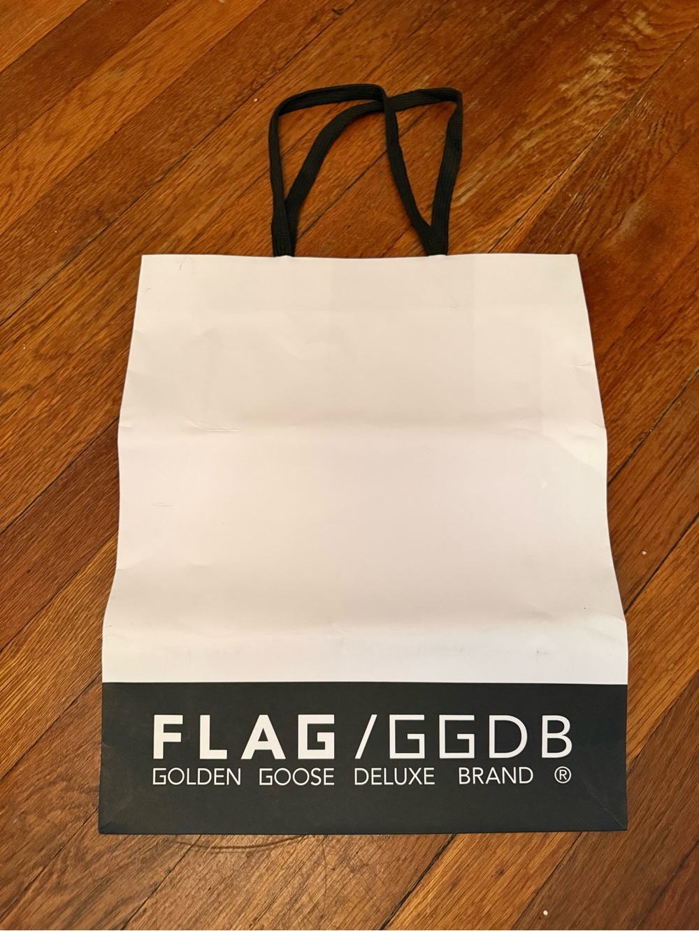 Golden Goose GGDB Designer Shopping Bag 15.5” x 12.5”